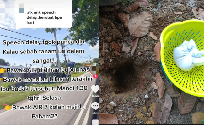 ‘Dah Macam Syirik!’ – Netizen Selar TikToker Dakwa Punca Anak ‘Speech Delay’ Disebabkan Tanam Uri Terlalu Dalam