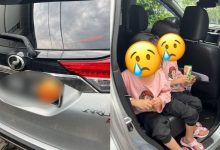 Netizen Berang Dakwa Mak Ayah Beraya Sakan, Tinggalkan Anak Kembar Kepanasan Dalam Kereta – ‘Kira Bagus Aku Tak Report Polis’