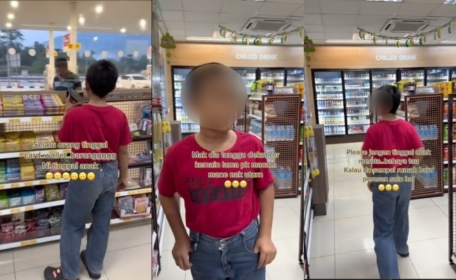 [VIDEO] Viral Budak Tertinggal Di Stesen Minyak, Reaksi Ibu Melenting Jadi Bualan Netizen – ‘Kau Yang Tertinggal Anak …’