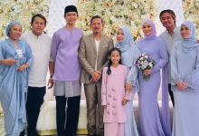 ND Lala Hadir Ke Majlis Pertunangan Shila Amzah, Tersenyum Bergambar Satu Keluarga