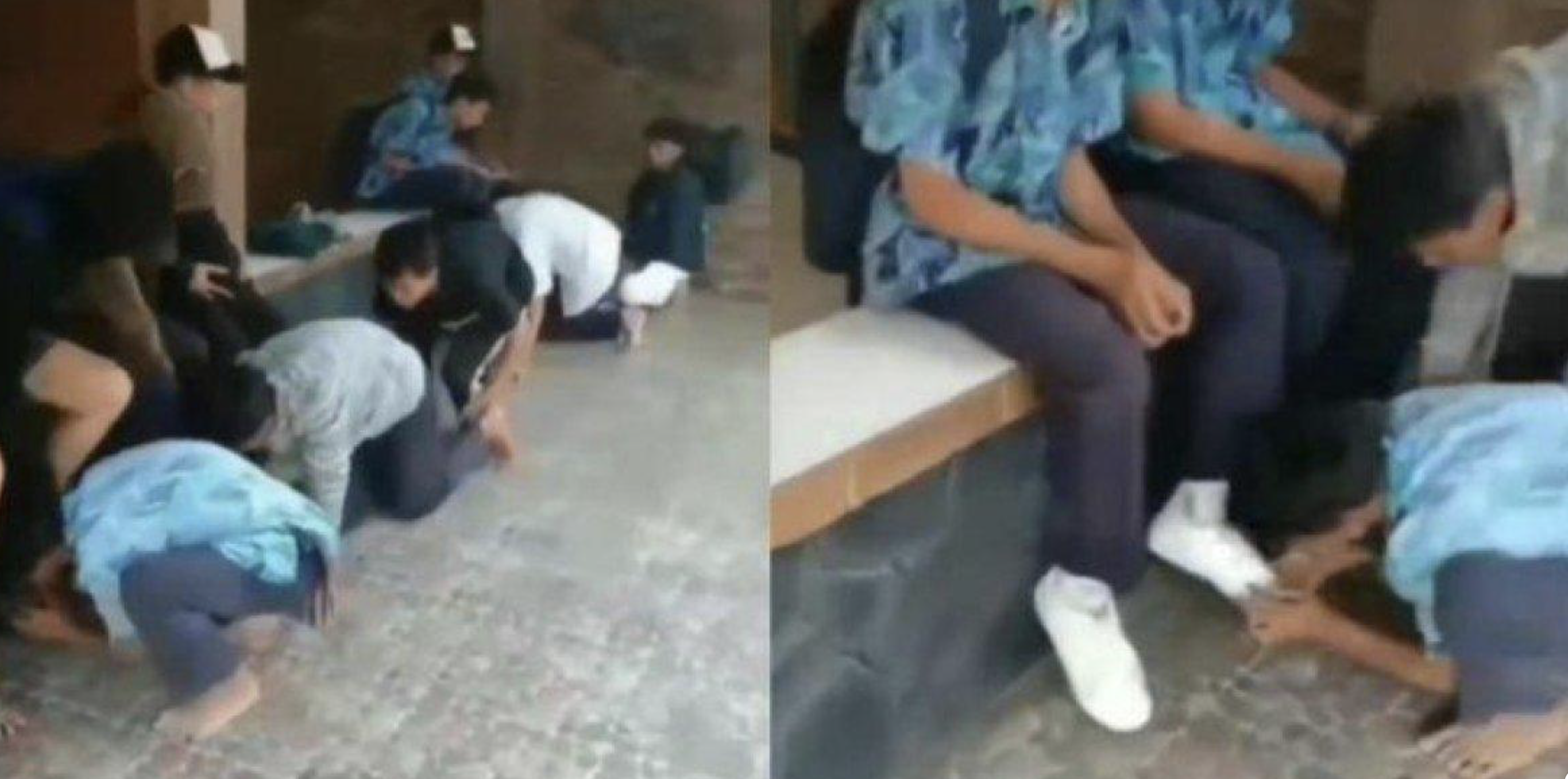 Tular Sekumpulan Remaja Dipaksa Melutut, Merangkak & Cium Kaki Pembuli