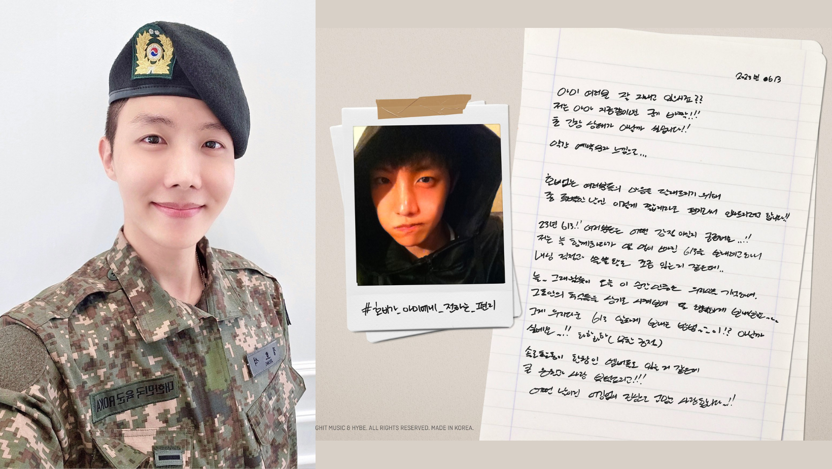 J-Hope Kirim Surat Untuk ARMY Sempena Ulang Tahun Ke-10 BTS
