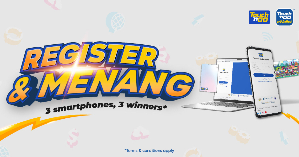Daftar Portal Kad Touch ‘n Go Sekarang Untuk Peluang Menang 3 Buah Telefon Pintar Sehingga 30 Jun 2023!
