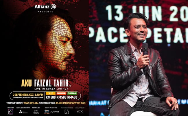 Faizal Tahir Terkejut Harga Tiket Konsert Sendiri Mahal – ‘Bukan Kuasa Saya’