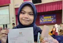 Ayah Meninggal Sebulan Sebelum SPM, Gadis Berjaya Raih 9A & Anugerah Pelajar Terbaik