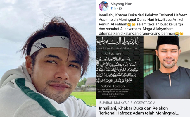 ‘Klik Punya Pasal, Otak Pergi Tanam Ya?’ – Hafreez Adam Bengang Difitnah Meninggal Dunia