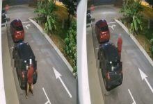 [VIDEO] Lelaki Pakai Kopiah ‘Kantoi’ Selak Kain Pelikat Kencing Belakang Kereta