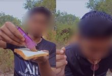 [VIDEO] Makan Sandwich Dengan Makanan Kucing Sampai Muntah, Lelaki Ini Buat Netizen Loya