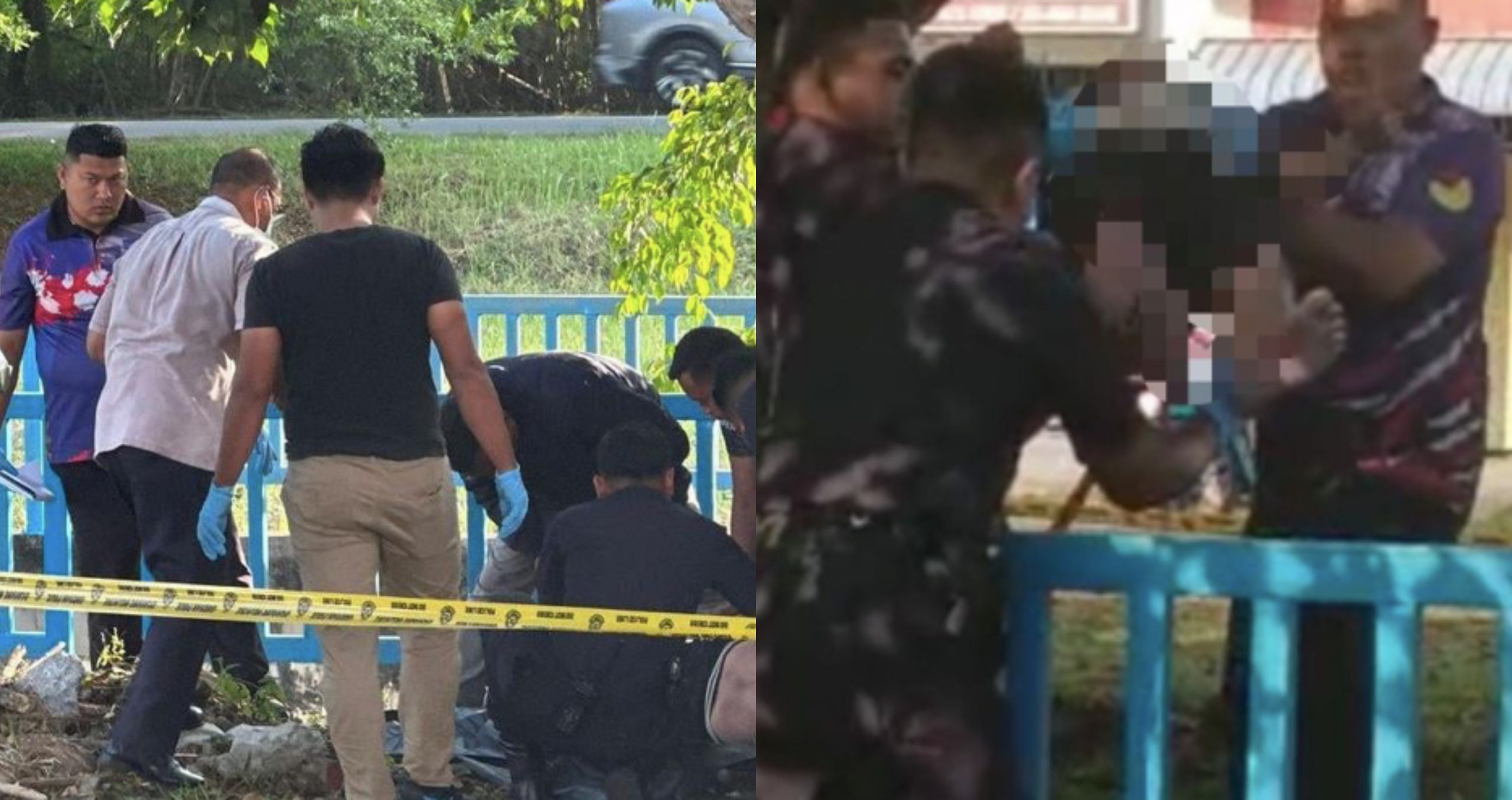 ‘Tolong Tengok, Saya Ada Bawah Sungai’ – Sempat Tinggalkan Nota, Mayat Lelaki Ditemui Tergantung Dalam Longkang