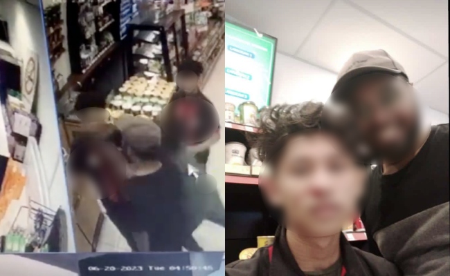 Lelaki Mabuk Siap ‘Selfie’ Selepas Tumbuk Pekerja Kedai Serbaneka
