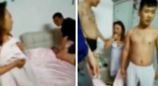 Ibu Kantoi Buat Projek Atas Katil Dengan Rakan Sekelas Anak…