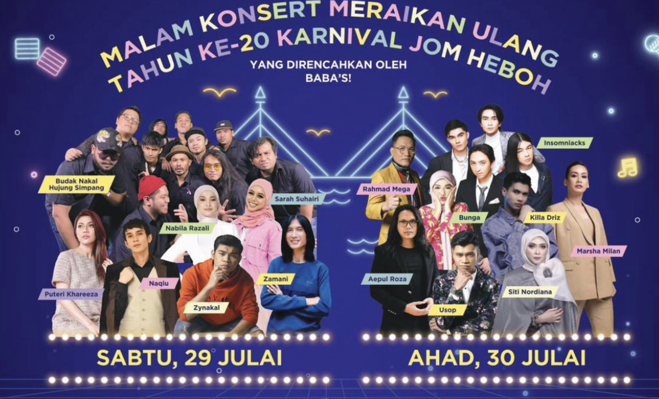 Karnival Jom Heboh BABA’S Pulau Pinang Sedia Pelbagai Aktiviti & Hadiah Menarik Buat Pengunjung!