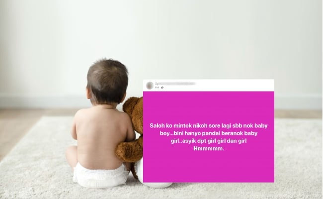 ‘Jenis Tak Reti Bersyukur’ – Salahkan Isteri Asyik Beranak ‘Baby Girl’, Lelaki Teruk Dikecam Wargamaya