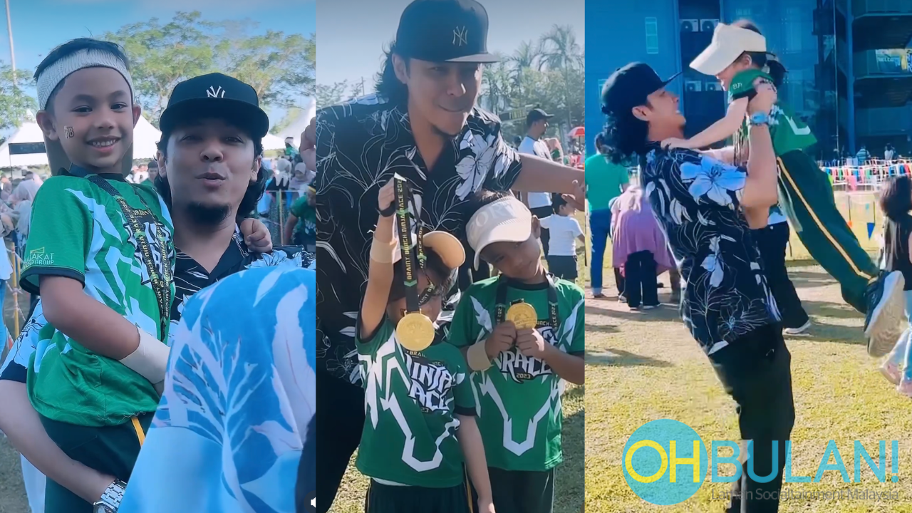 [VIDEO] Puteri Sarah Tak Sihat, Syamsul Yusof Hadir ‘Support’ Hari Sukan Anak