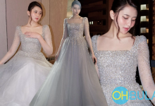 Netizen Dah Tak Kecam Isteri Haqiem Rusli, Puji Penampilan Pakai Gaun Persis Cinderella