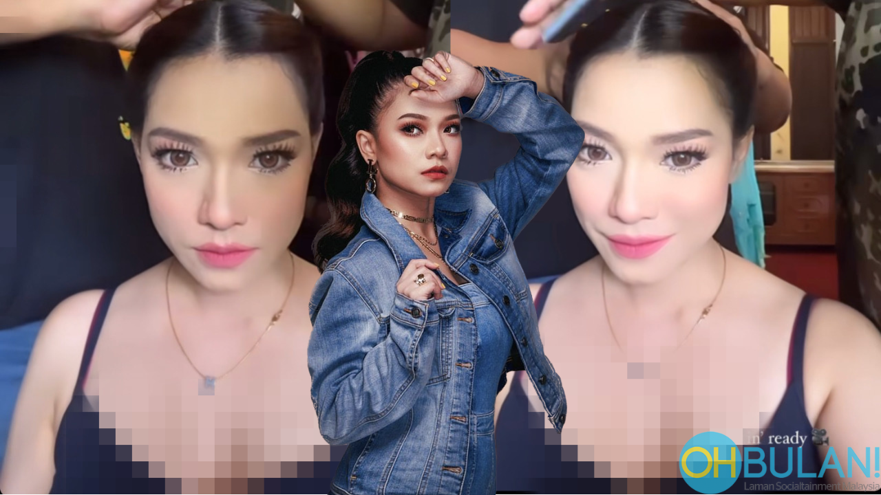[VIDEO] Pakai Singlet Tali Halus, Ruhainies Belanja Video Sedang Bersiap Untuk ‘Shooting’