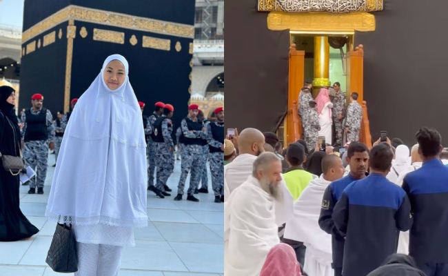 Shuhada ‘Menangis’ Lagi, Terharu Jadi Individu Bertuah Lihat Pintu Kaabah Dibuka