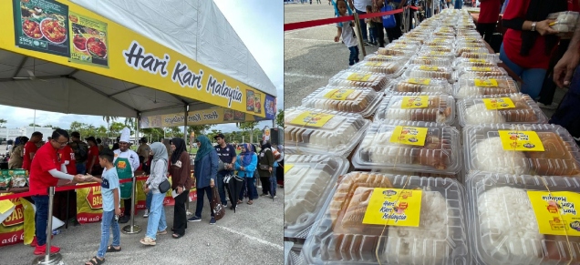 BABA’S Edar 12,000 Pek Nasi Kari Ayam Di Karnival Jom Heboh Penang Sempena Hari Kari Malaysia