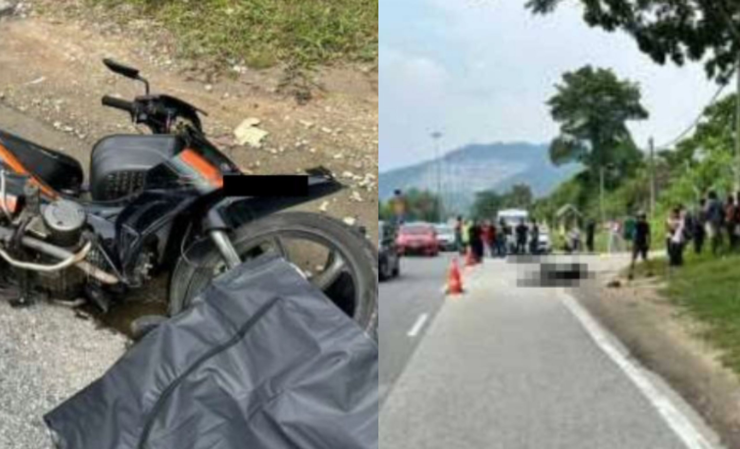 Pelajar Maut Digilis Treler Ketika Dalam Perjalanan Ke Stesen Minyak