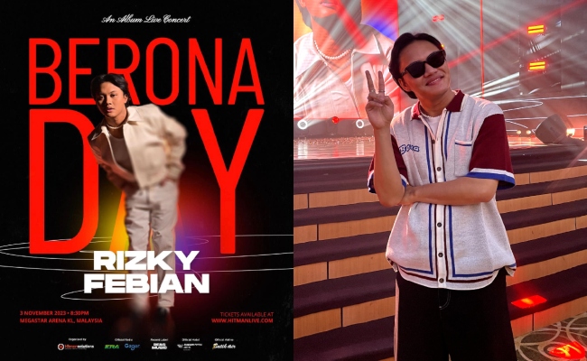 Rizky Febian Sekali Lagi Adakan Konsert Di Malaysia, Kali Ini Bawa Berona Buat Peminat