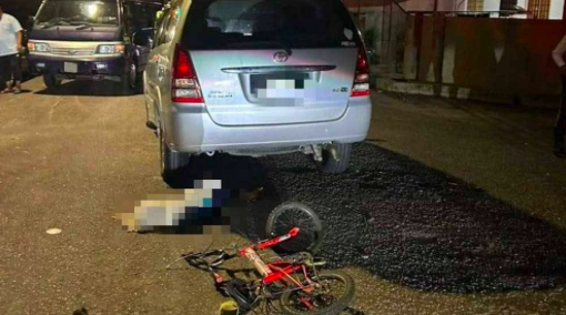 Budak 8 Tahun Maut Dilanggar MPV Ketika Berbasikal