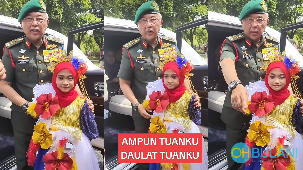 [VIDEO] Adik Ammara Dapat Bergambar Dengan Agong, Netizen Tumpang Gembira – ‘Allah Gantikan Kesedihan’