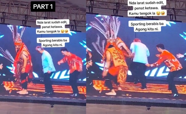 [VIDEO] ‘Mahu Tercabut Jantung Diorang’ – Bodyguard Kelam-Kabut Lihat Agong Hampir Terjatuh Menari Magunatip