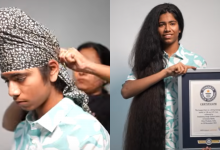 Remaja India Pecah Rekod Memiliki Rambut Terpanjang Di Dunia