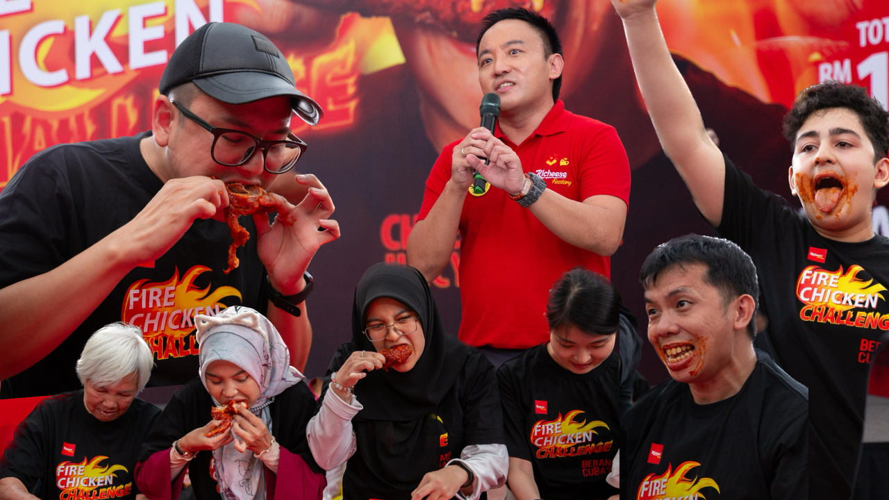 Rakyat Malaysia Love Makanan Pedas! 400 Peserta Cabar Diri Dalam ‘Fire Chicken Challenge’