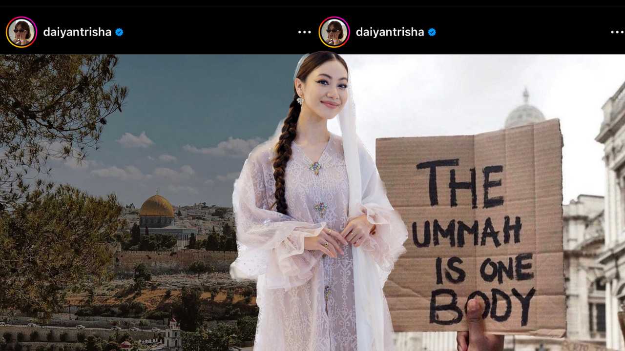 ‘I Stand With Palestine!‘ – Daiyan Trisha Tak Kisah Hubungan Dengan Jenama Antarabangsa Terjejas
