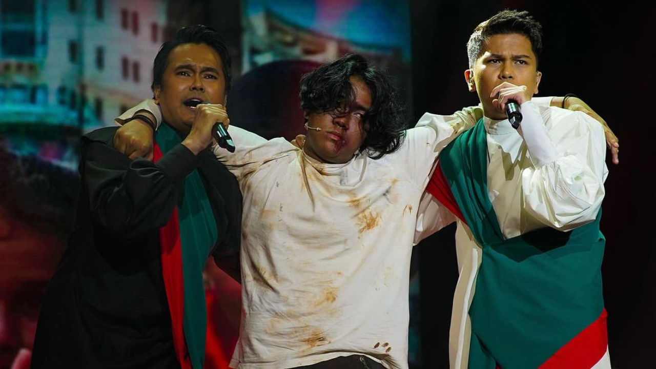 Famili Duo 3: Tunjuk Solidariti Buat Rakyat Di Palestin, Haqiem Rusli & Ariff Bahran Buat Penonton Menangis