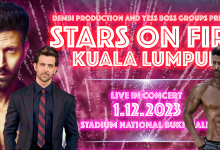 Selepas 8 Tahun, Hrithik Roshan Kembali Ke Malaysia Dalam ‘Stars On Fire Kuala Lumpur Live In Concert’