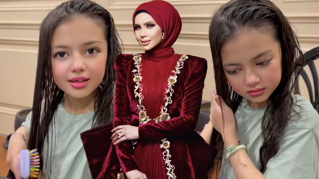 [VIDEO] ‘Aaisyah Kata Nak Tidur Pun Kena Cantik, Pakai Lipstic & Blusher’ – Che Ta