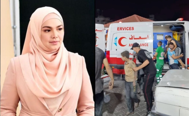 Datuk Seri Siti Nurhaliza Risau Anak-Anak Angkat Di Gaza
