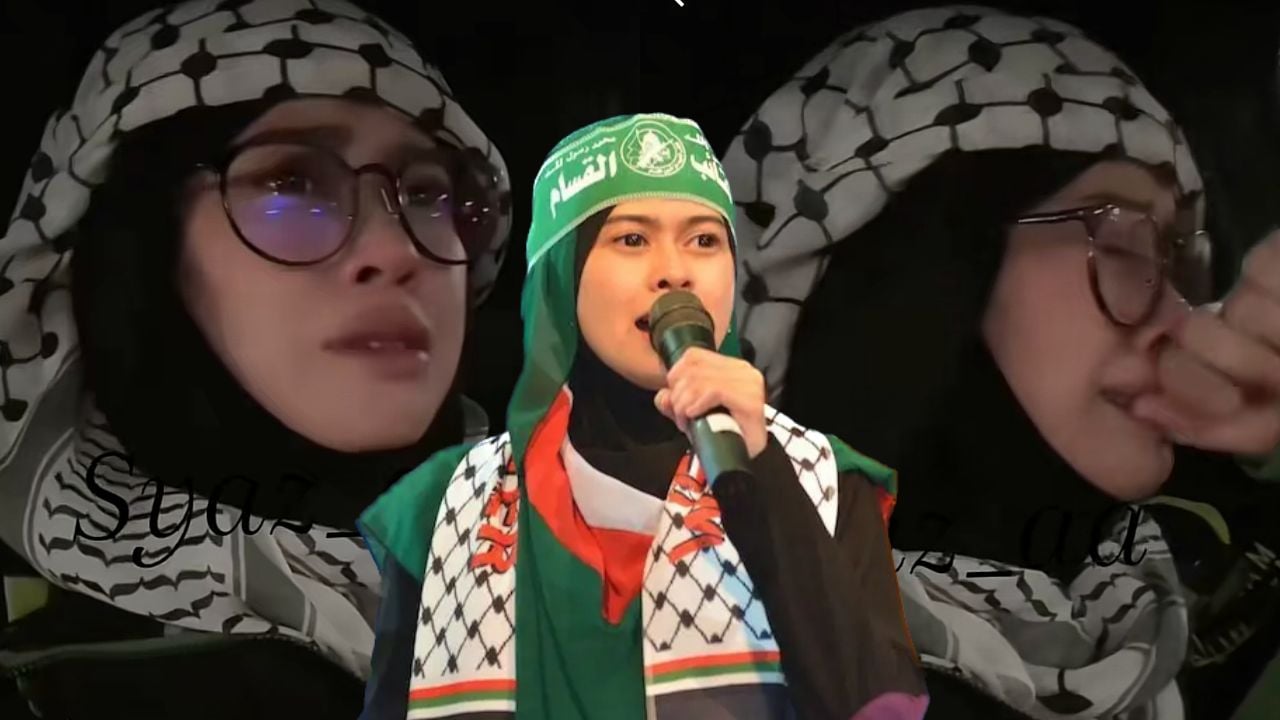 [VIDEO] Heliza Helmi Menangis Laung ‘Palestine Tunggu Kami Datang’ , Harap Ada Keaijaban Boleh Masuk Gaza