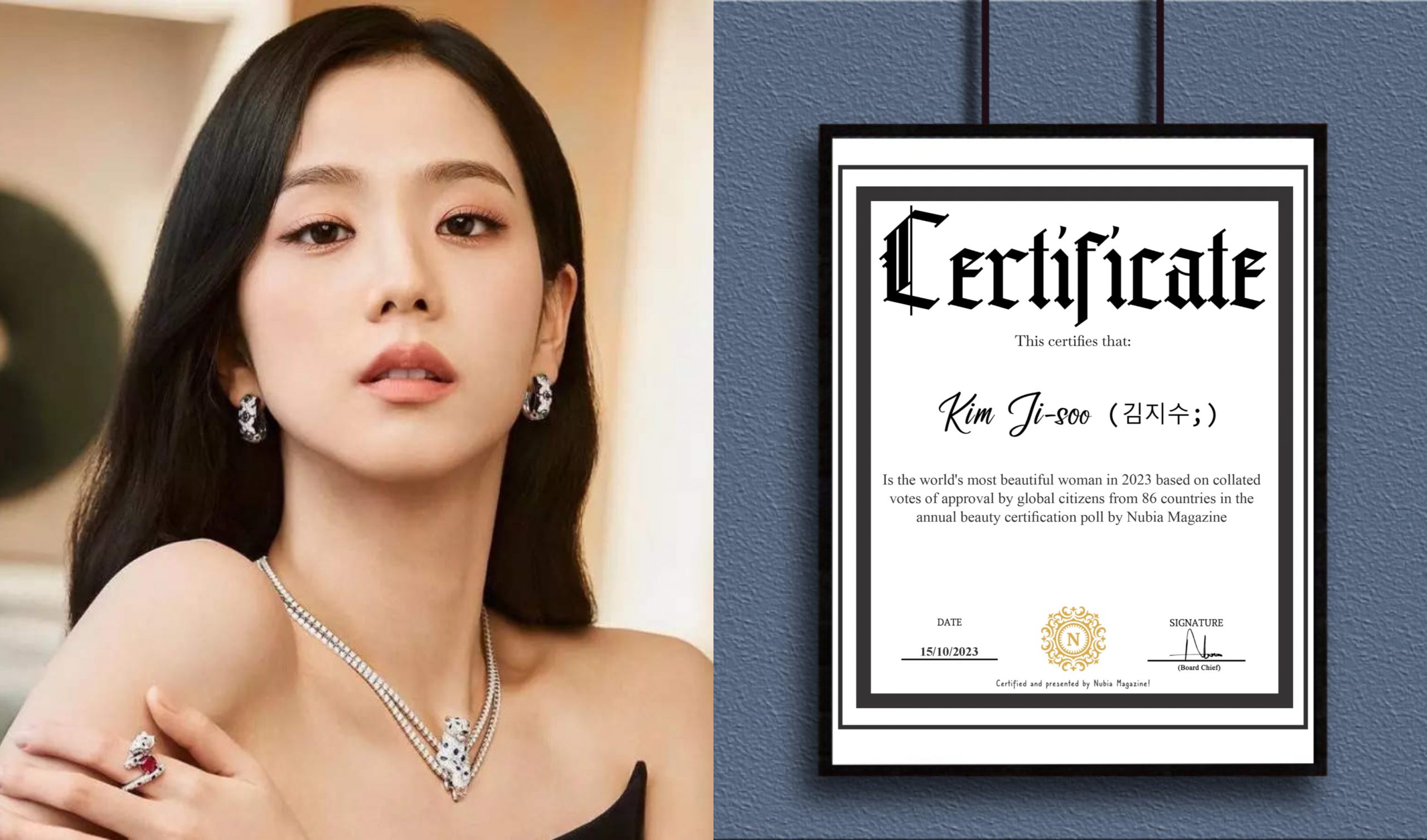 Jisoo Blackpink Dinobat Sebagai Wanita Tercantik Di Dunia 2023