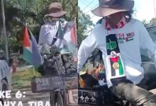 Zul Yahya Kayuh Basikal Dari Ipoh Ke Johor Bahru Demi Solidariti Buat Pales***