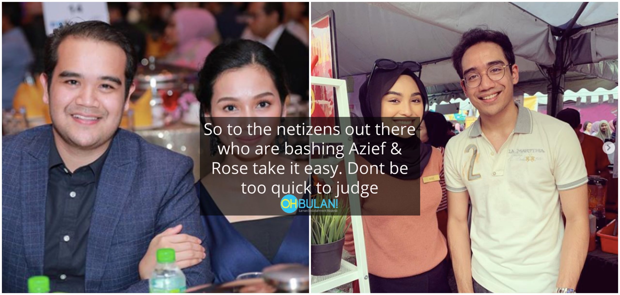 ‘Don’t Be Too Quick To Judge’ – Asyraf Khalid Tampil ‘Back-Up’ Aazief Khalid & Sharifah Rose