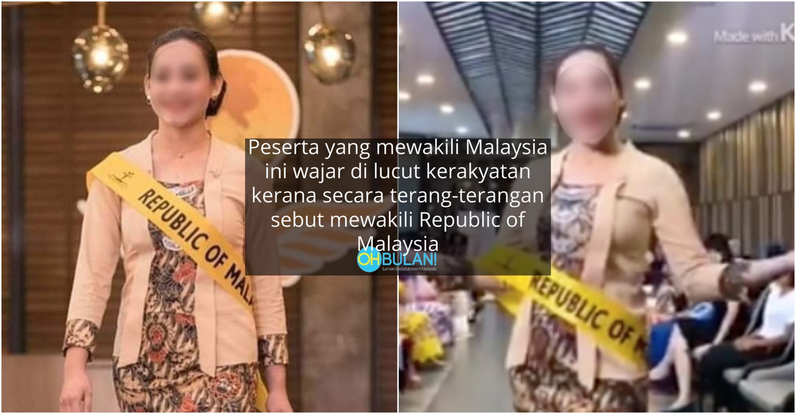 Viral Ratu Cantik ‘Republic of Malaysia’ Diselar Undang Provokasi, Penganjur Akhirnya Mohon Maaf