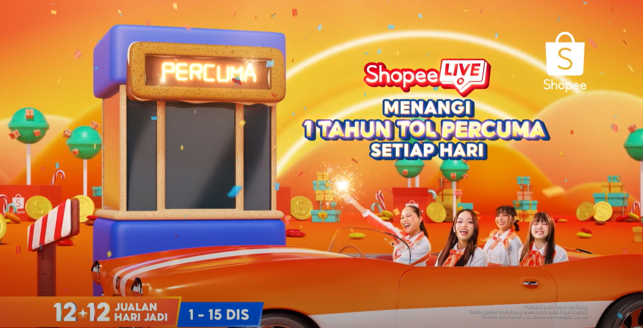 Syoknya Boleh Menang Tol Percuma Selama Setahun Hanya Dengan Menonton Shopee Live!