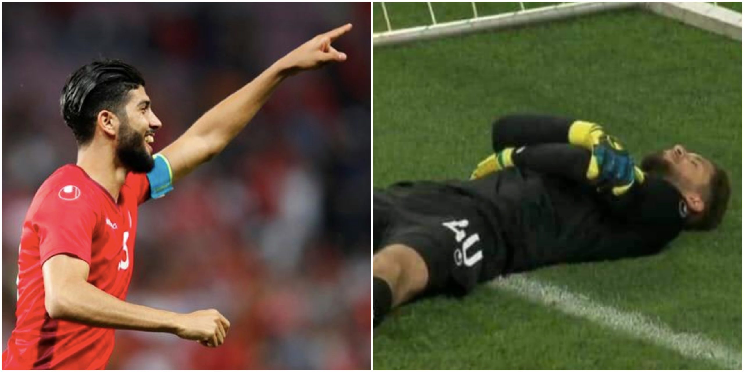 [FOTO] Demi Ingin Berbuka Puasa, Lihat ‘Idea Bernas’ Dilakukan Oleh Penjaga Gol Tunisia Ini.. Baik Punya!