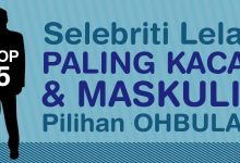 Infographic: Top 5 Selebriti Lelaki Paling Kacak & Maskulin