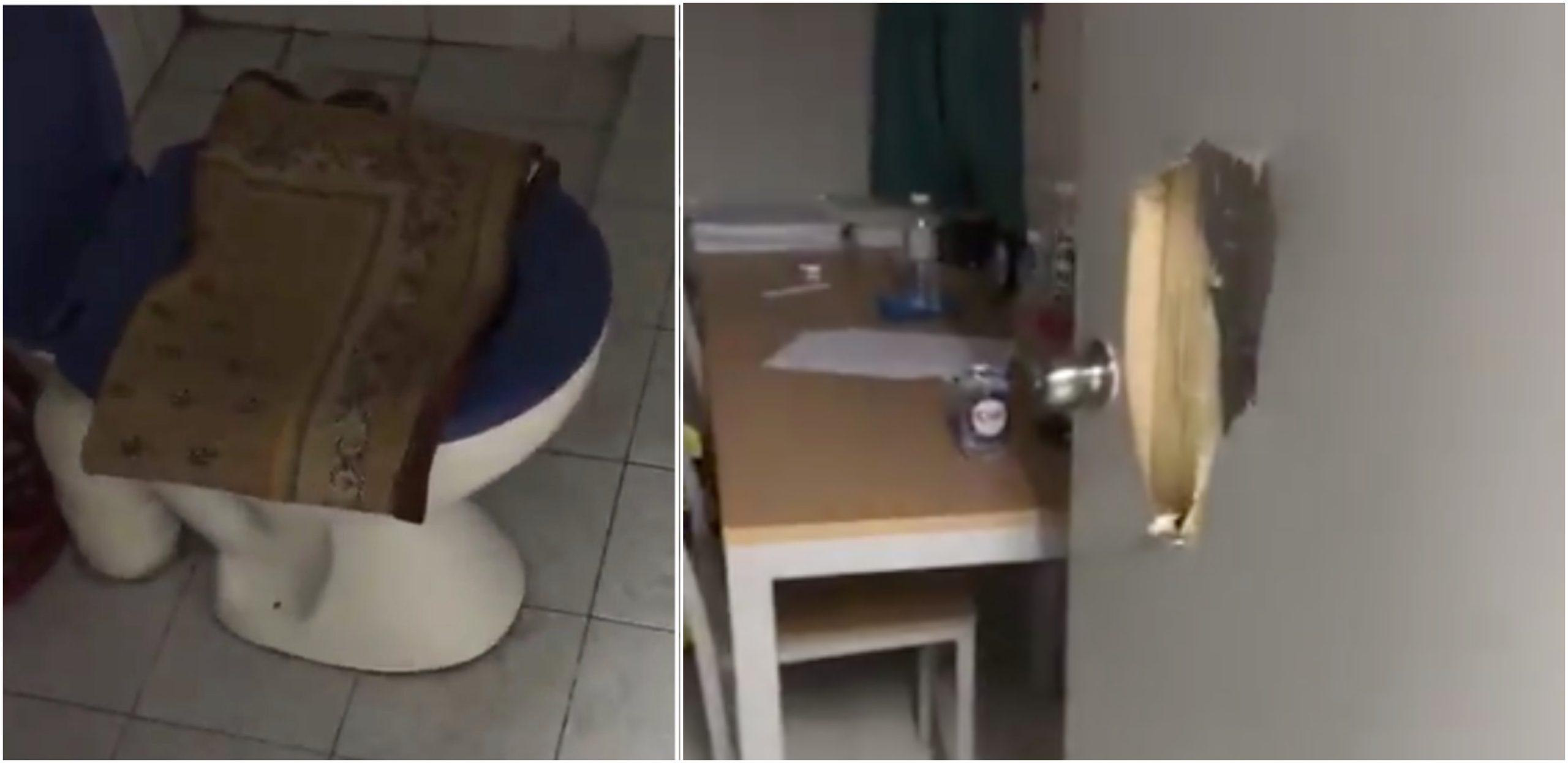 [VIDEO] Pintu Pecah, Sejadah Atas Mangkuk Tandas – Rumah Pelajar Dirompak Ketika Cuti Sem