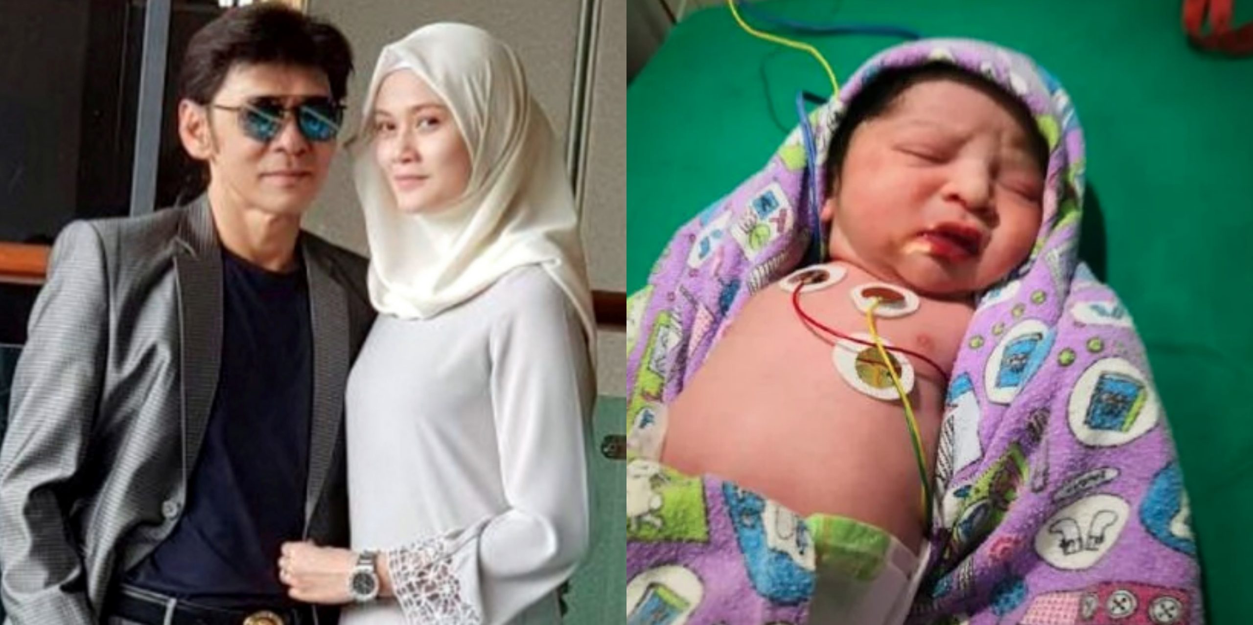 Jamal Abdillah Selamat Timang Anak Perempuan Seberat 2.7kg