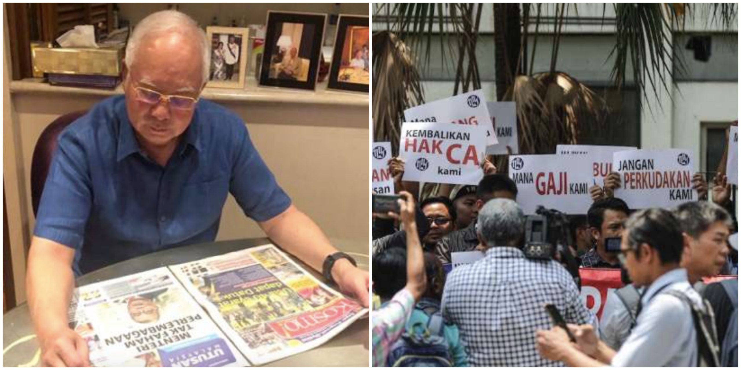‘Kita Bantu & Berjuang Untuk Mereka’ – Kenyataan Simpati Najib Razak Terhadap Utusan ‘Makan Diri’