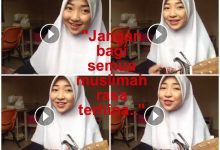 [VIDEO] Muslimah Yang Comel Ini Dihentam Gara-Gara Cover Lagu Ku Anta