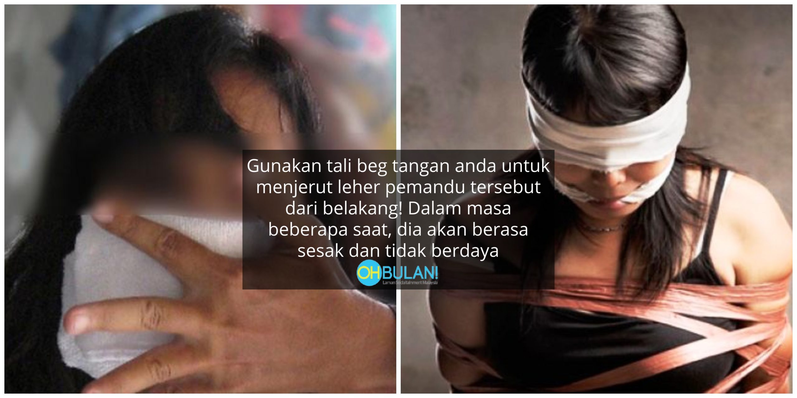 Wanita Wajib Tahu 5 Cara Selamatkan Diri Bila Berhadapan Situasi Cemas