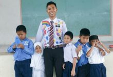Hargai Hasil Seni Anak Murid Pendidikan Khas, Guru Lelaki Ini Sanggup Pusing Satu Sekolah Jadi Model!