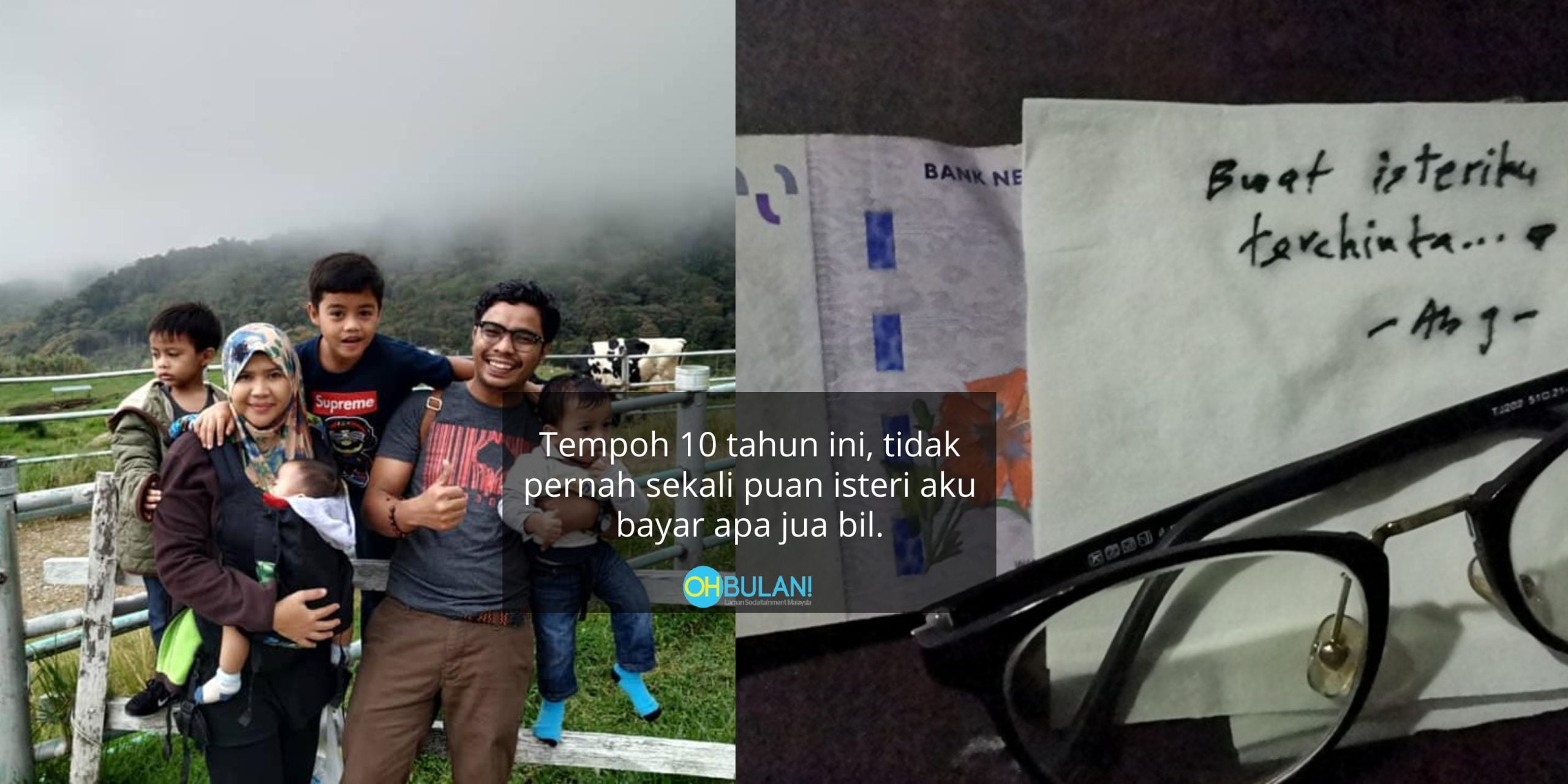 Kisah Di Sebalik Nota Ringkas & Duit Belanja Buat Isteri Ini Bikin Sebak