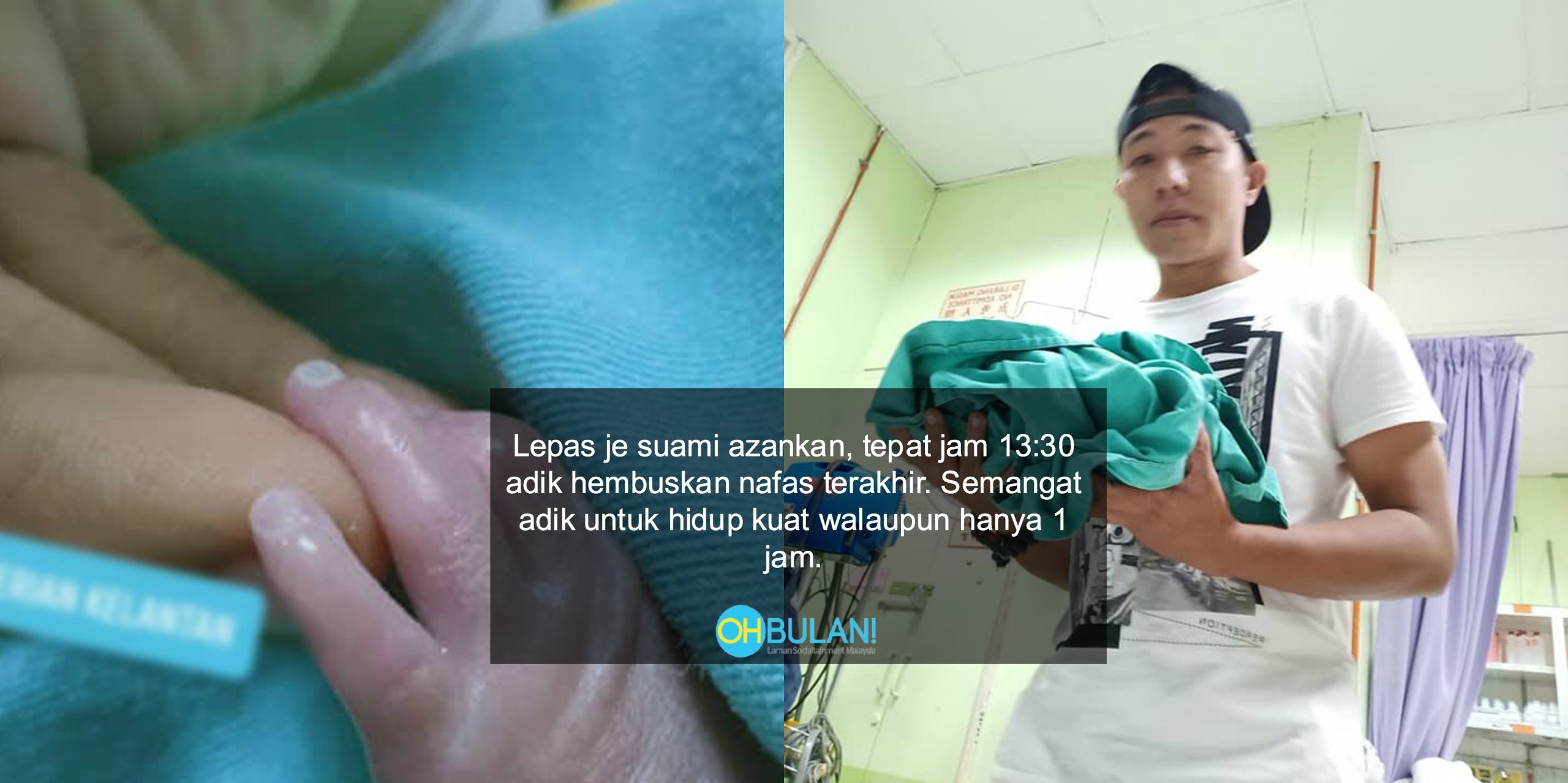 ‘Adik Ada Abang Syafi’ Di Sana’ – Wanita Kongsi Kisah Sayu Hilang Anak Lepas Sejam Dilahirkan